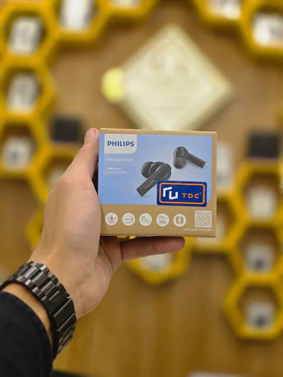 WhatsApp Image 2026-03-13 at 8.00.33 PM(2) سماعة فيليبس TAT3559BK لاسلكية بعزل ضوضاء ANC وبطارية 20 ساعة - الصورة 1