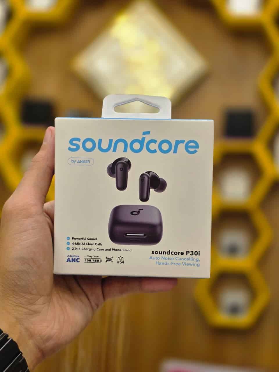 WhatsApp Image 2026-03-13 at 8.00.38 PM(2) سماعة ساوند كور P30i لاسلكية بعزل ضوضاء قوي وبطارية 45 ساعة - Soundcore P30i - الصورة 1
