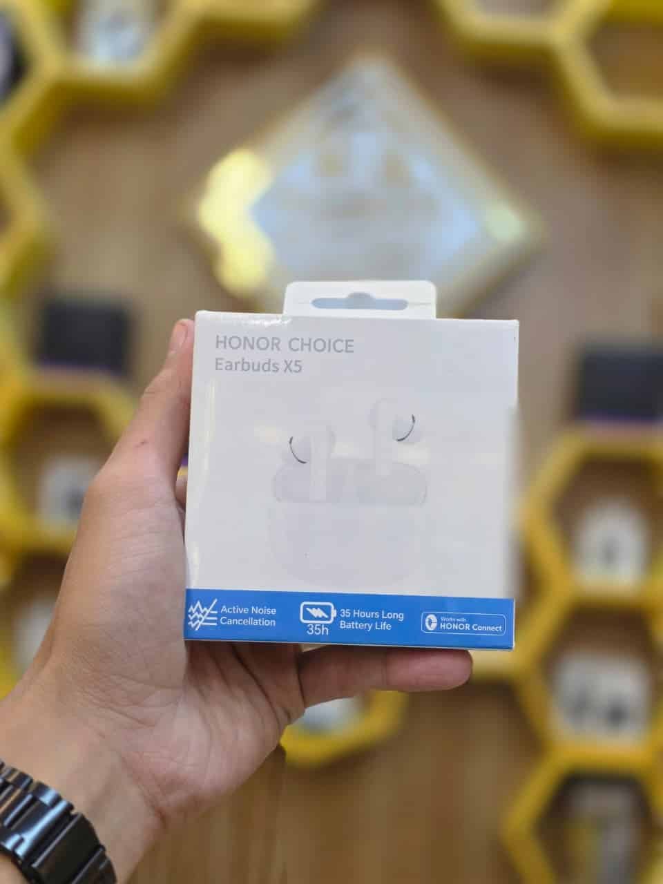 WhatsApp Image 2026-03-24 at 4.25.05 PM سماعة هونر Choice Earbuds X5 لاسلكية - عزل ضوضاء نشط (ANC) وبطارية تدوم 35 ساعة - الصورة 1