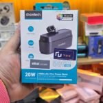 باور بنك شو تيك ميني 5000 مللي أمبير بقوة 20 واط مع مسند مدمج - Choetech B650 Lightning