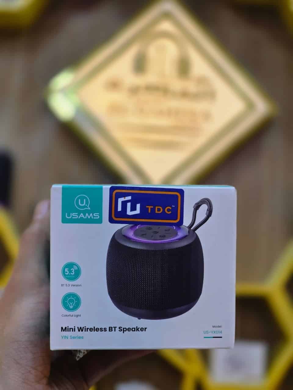 WhatsApp Image 2026-04-08 at 4.15.17 PM(1) سبيكر بلوتوث وايرليس USAMS US-YX014 بصوت قوي وتصميم محمول - الصورة 1