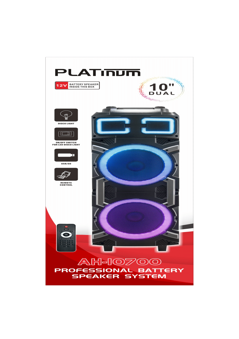 10700-1 Platinum PartyBox AH-1070 - الصورة 1