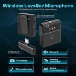 ⁦SX8 Dual Lavalier Microphone⁩ - الصورة ⁦5⁩