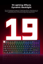 ⁦HAVIT Mechanical Keyboard KB892L Gaming⁩ - الصورة ⁦3⁩