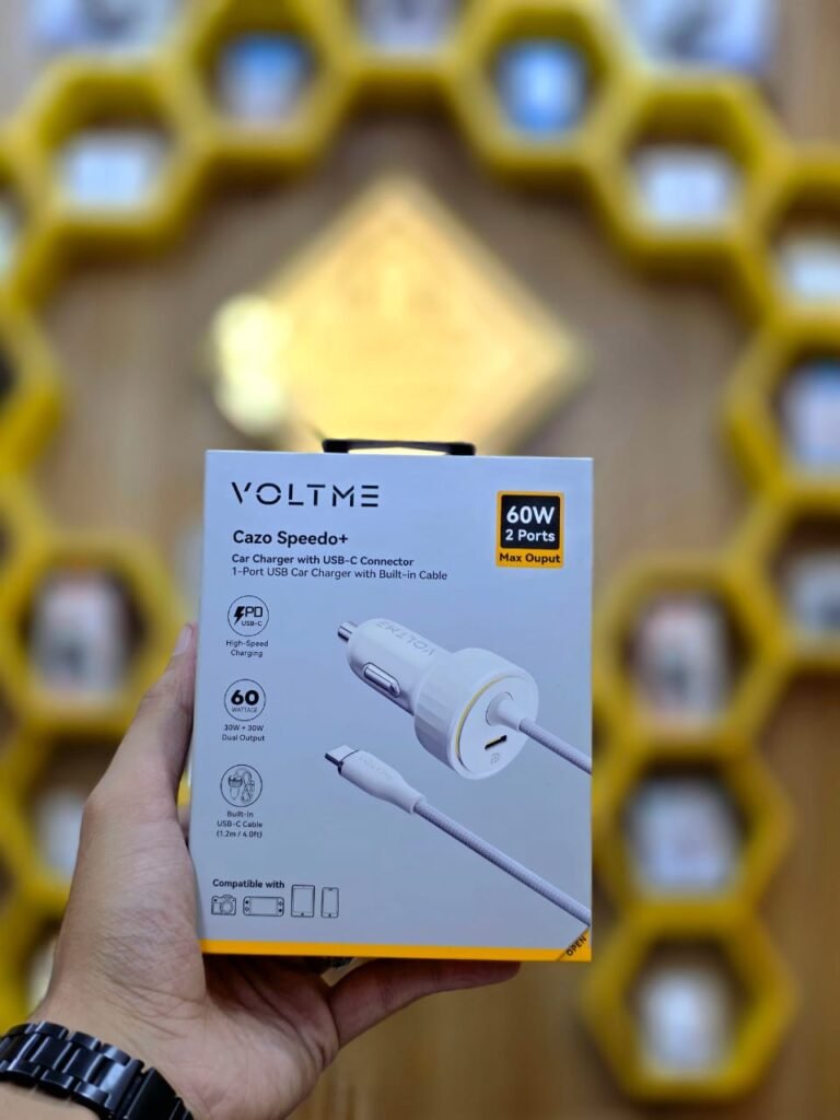 VOLTIME Cazo Speedo+ 60W Dual-Port Car Charger