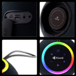 ⁦Kisonli K6 30W Stereo RGB Bluetooth Speakers⁩ - الصورة ⁦3⁩