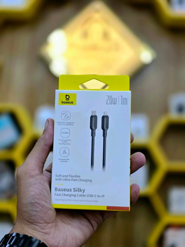 Baseus Silky Fast Charging Cable USB-C to Lightning – 20W – 1m