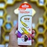 KAKUSIGA Fireproof Silicone Charging Data Cable 1M  60W Output Max