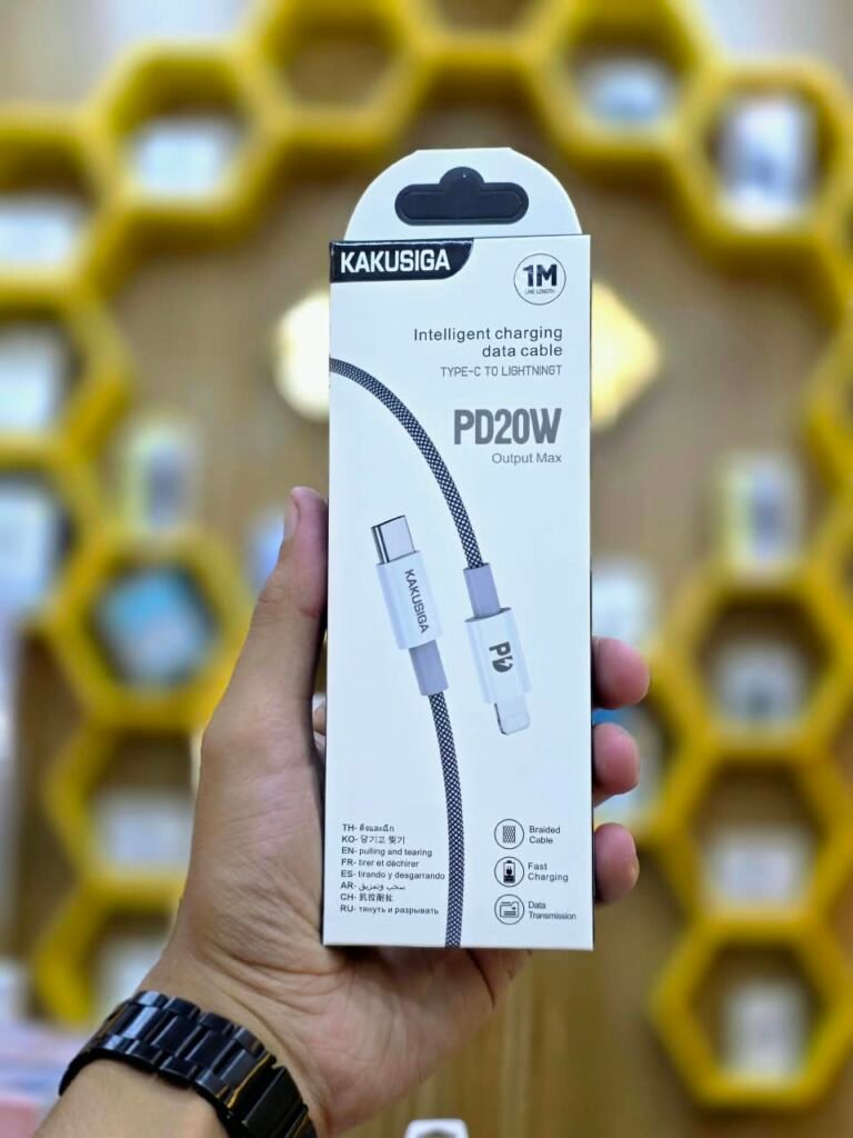 KAKUSIGA  1M  Intelligent charging data cable TYPE-C TO LIGHTNINGT  PD20W