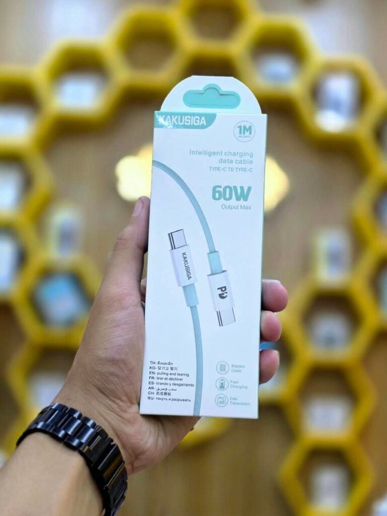 KĄKUSIGA  Intelligent charging data cable TYPE-C TO TYPE-C  60W